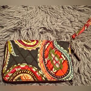 Vera Bradley Multicolor Quilted Wristlet
